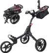 Newfly Carrito de Golf de 3 Ruedas Ultraligero